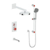 Mond 3-Way Th Shower Kit- Crescent Handle - Golzar Home