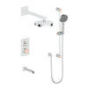 Mond 3-Way Th Shower Kit- Crescent Handle - Golzar Home