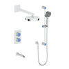 Mond 3-Way Th Shower Kit-Moon Handle - Golzar Home