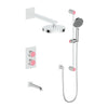 Mond 3-Way Th Shower Kit-Moon Handle - Golzar Home