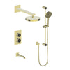 Mond 3-Way Th Shower Kit-Moon Handle - Golzar Home