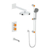 Mond 3-Way Th Shower Kit-Moon Handle - Golzar Home