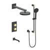 Mond 3-Way Th Shower Kit-Moon Handle - Golzar Home
