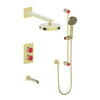 Mond 3-Way Th Shower Kit-Moon Handle - Golzar Home