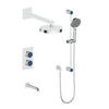 Mond 3-Way Th Shower Kit-Moon Handle - Golzar Home