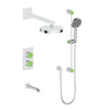 Mond 3-Way Th Shower Kit-Moon Handle - Golzar Home