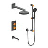 Mond 3-Way Th Shower Kit-Moon Handle - Golzar Home