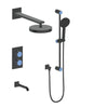 Mond 3-Way Th Shower Kit-Moon Handle - Golzar Home