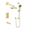 Mond 3-Way Th Shower Kit-Moon Handle - Golzar Home