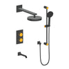 Mond 3-Way Th Shower Kit-Moon Handle - Golzar Home