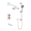 Mond 3-Way Th Shower Kit-Moon Handle - Golzar Home