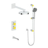 Mond 3-Way Th Shower Kit-Moon Handle - Golzar Home