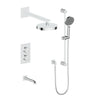 Mond 3-Way Th Shower Kit-Moon Handle - Golzar Home