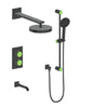 Mond 3-Way Th Shower Kit-Moon Handle - Golzar Home