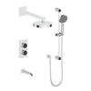 Mond 3-Way Th Shower Kit-Moon Handle - Golzar Home