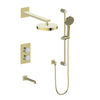 Mond 3-Way Th Shower Kit-Moon Handle - Golzar Home