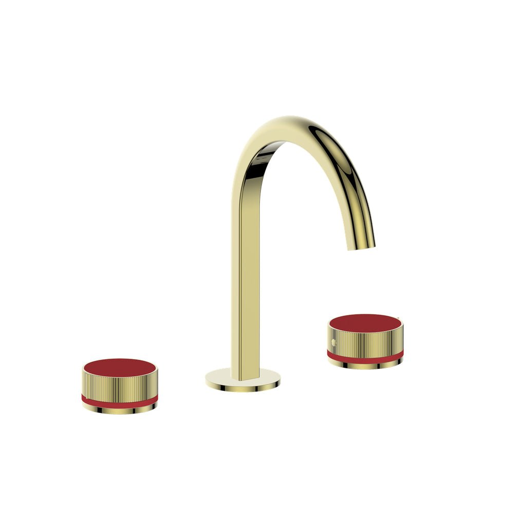 MOND 8 - inch WIDESPREAD LAVATORY FAUCET WITH POP - UP DRAIN - BF.MX.1311 - M1 - Golzar Home