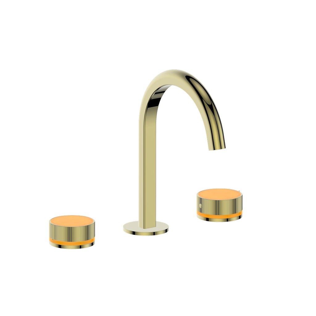 MOND 8 - inch WIDESPREAD LAVATORY FAUCET WITH POP - UP DRAIN - BF.MX.1311 - M2 - Golzar Home