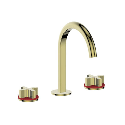 MOND 8 - inch WIDESPREAD LAVATORY FAUCET WITH POP - UP DRAIN - BF.MX.1311 - M3 - Golzar Home