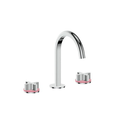 MOND 8 - inch WIDESPREAD LAVATORY FAUCET WITH POP - UP DRAIN - BF.MX.1311 - M3 - Golzar Home