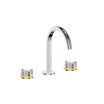 MOND 8 - inch WIDESPREAD LAVATORY FAUCET WITH POP - UP DRAIN - BF.MX.1311 - M3 - Golzar Home