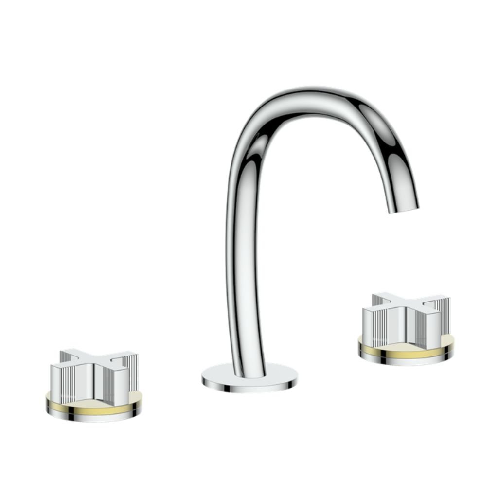 MOND 8 - inch WIDESPREAD LAVATORY FAUCET WITH POP - UP DRAIN M3.1331 - Golzar Home