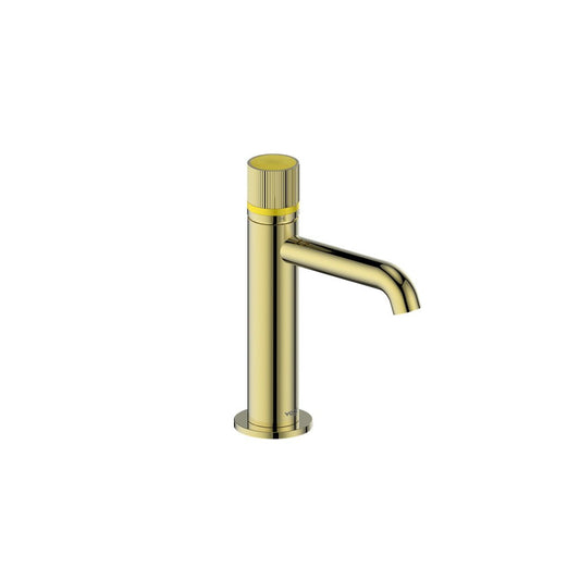 MOND SINGLE HOLE LAVATORY FAUCET WITH POP - UP DRAIN - BF.MD.1001.BG - Golzar Home