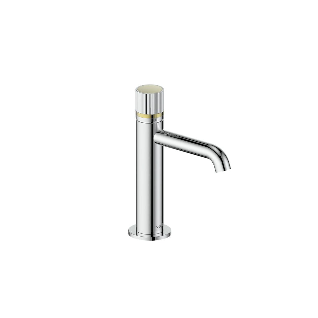 MOND SINGLE HOLE LAVATORY FAUCET WITH POP - UP DRAIN - BF.MD.1001.CC - Golzar Home