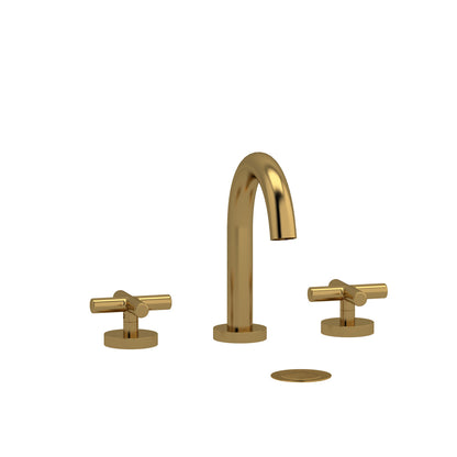 Riobel Riu Widespread Bathroom Faucet C-Spout, Lever Handles - Ru08