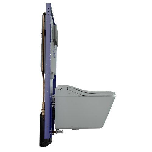 Toto SP WASHLET®+ SX Wall-Hung Toilet - 1.28 GPF & 0.9 GPF - Auto Flush Kit