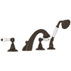 ROHL Viaggio 4-Hole Deck Mount Tub Filler