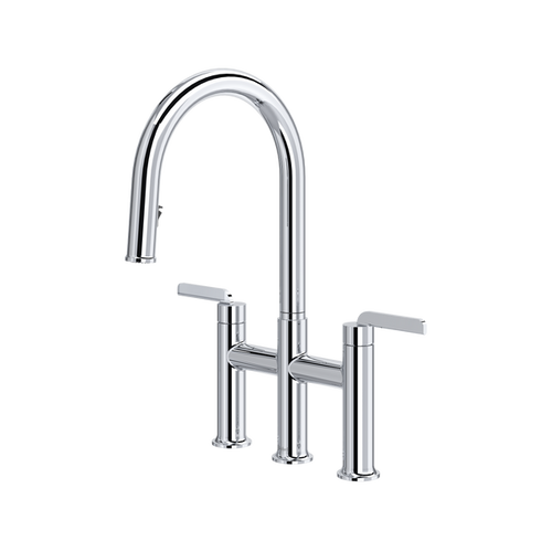 ROHL Authentica™ Bridge Pull-Down Kitchen Faucet With C-Spout