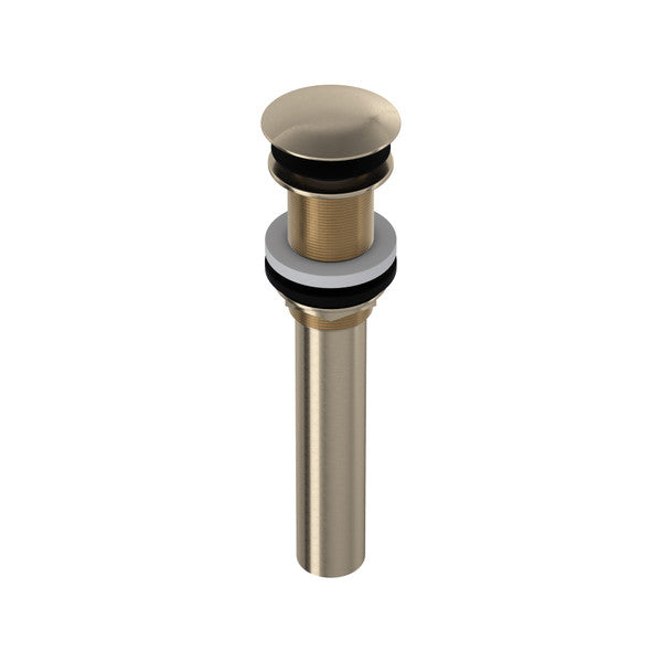 ROHL Non-Slotted Touch Seal Dome Drain With 6" Tailpiece