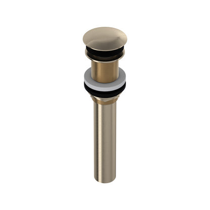 ROHL Non-Slotted Touch Seal Dome Drain With 6" Tailpiece