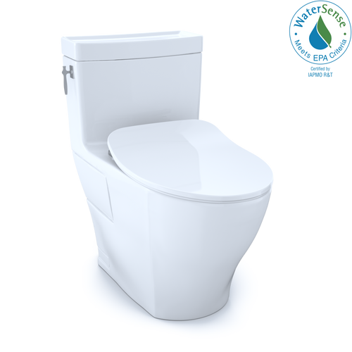 Toto Aimes® One-Piece Toilet, 1.28Gpf, Elongated Bowl - Washlet®+ Connection - Slim Seat