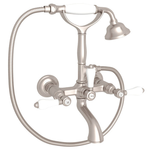 ROHL Exposed Wall Mount Tub Filler With Handshower