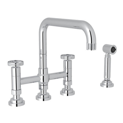 ROHL Campo™ Bridge Kitchen Faucet With Side Spray