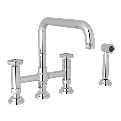 ROHL Campo™ Bridge Kitchen Faucet With Side Spray