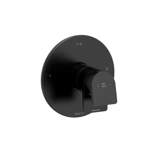 RIOBEL Ode 1/2" Thermostatic & Pressure Balance Trim With 3 Functions (Shared) With Lever Handle