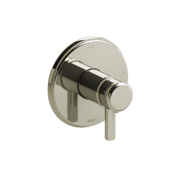 RIOBEL Momenti 1/2" Thermostatic & Pressure Balance Trim With 3 Functions (Shared) - Chrome With J