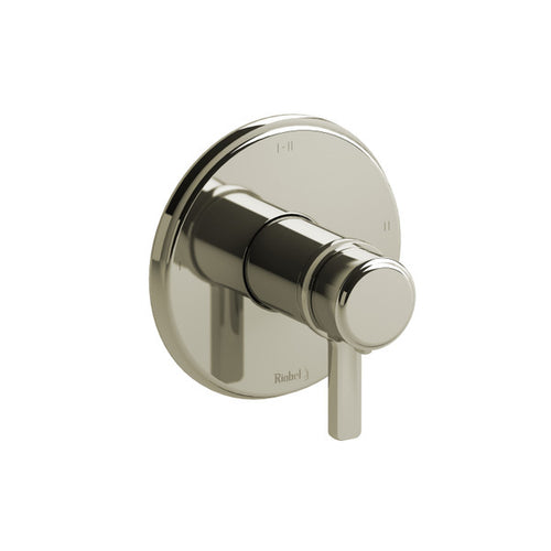 RIOBEL Momenti 1/2" Thermostatic & Pressure Balance Trim With 3 Functions (Shared) - Chrome With J