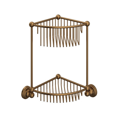 Perrin & Rowe Two Tier Corner Basket