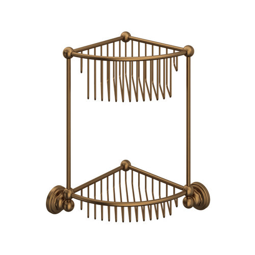 Perrin & Rowe Two Tier Corner Basket