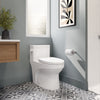Neptune Adams ADA 4.8L Side Flush One-Piece Toilet in White