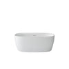 Neptune Alaro 5528 Acrylic Freestanding Center Drain Bathtub in White