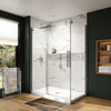 Neptune Axion 3 4 In 8 mm For Corner Installation With Clear Glass In 48 x 32 x 78 3/4-Inch Sliding Shower Door