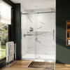 Neptune Axion 44 1/2-47 x 78 3/4 in. 8 mm Sliding Shower Door with Towel Bar for Alcove Installation with Clear glass in Chrome