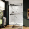 Neptune Axion 44 1/2-47 x 78 3/4 in. 8 mm Sliding Shower Door with Towel Bar for Alcove Installation with Clear glass in Chrome