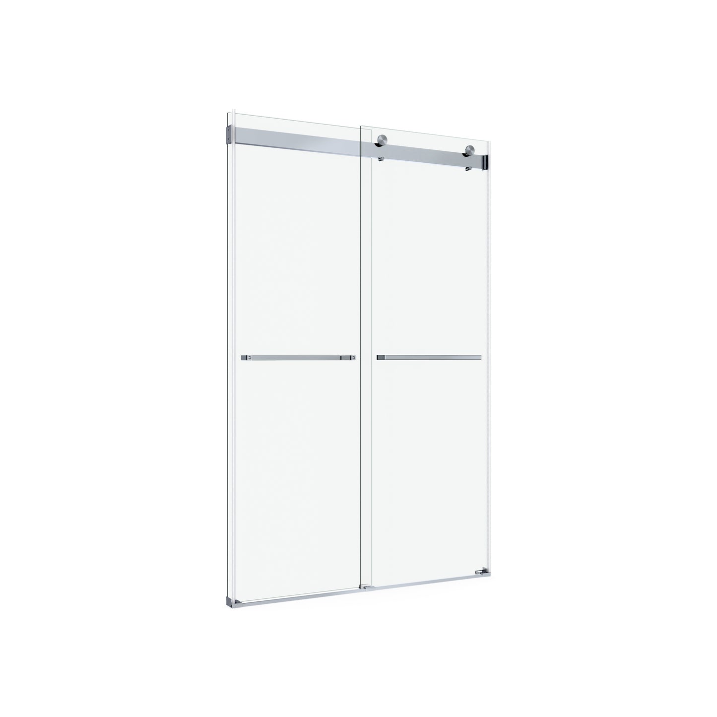 Neptune Barena 44-48 x 76 in. 8mm Bypass Shower Door for Alcove Installation with Clear Glass in Chrome
