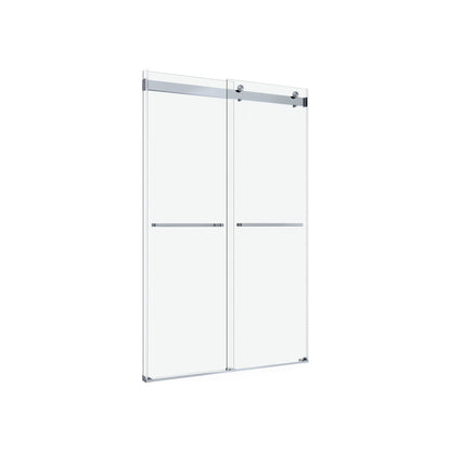 Neptune Barena 44-48 x 76 in. 8mm Bypass Shower Door for Alcove Installation with Clear Glass in Chrome